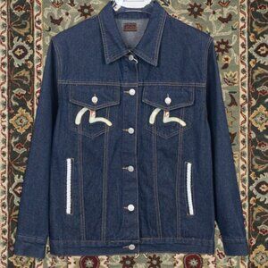 Evisu Men's Blue Denim Jacket